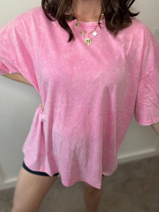 Pink Boyfriend Tee