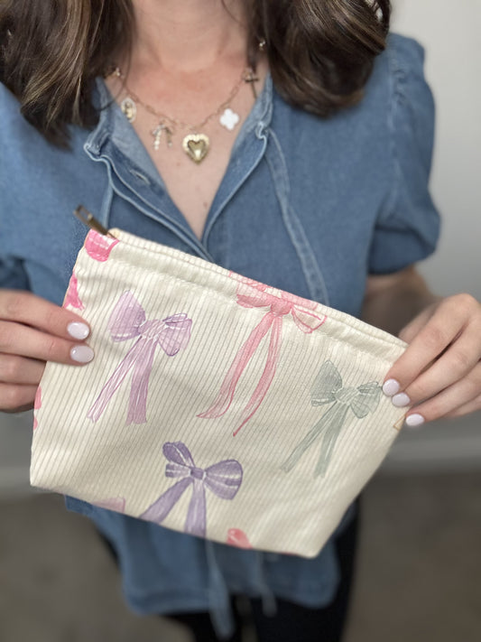 Bow Cosmetic Bag