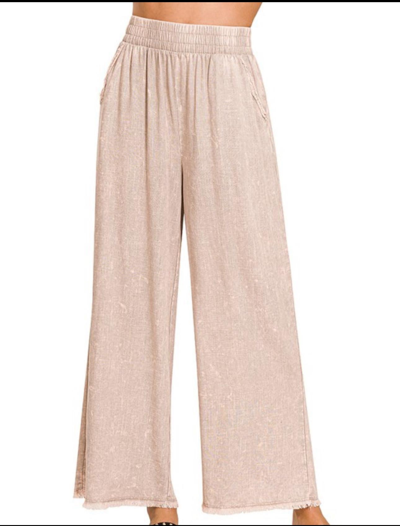 Kaley Linen Bottoms