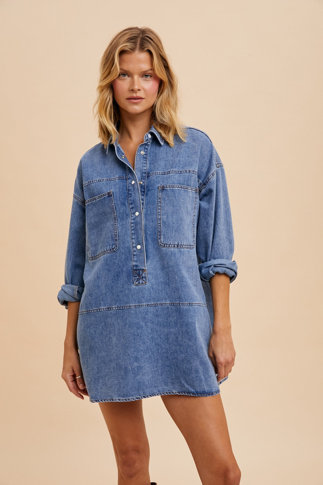 Vintage Denim Tunic