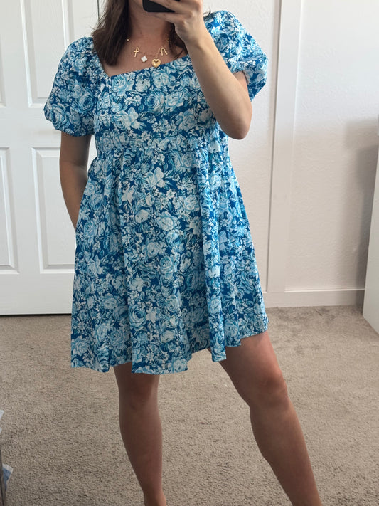 Floral Babydoll Dress